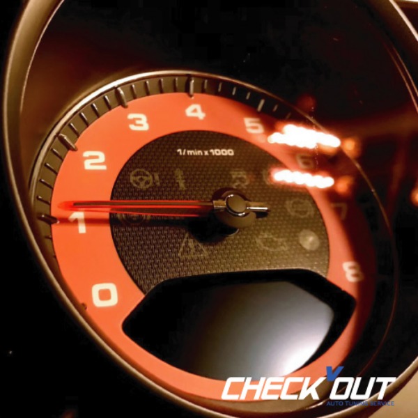 [체크아웃] 포르쉐 신형 971 파나메라 전용 계기판 속도계 컬러 색상 교체 시공