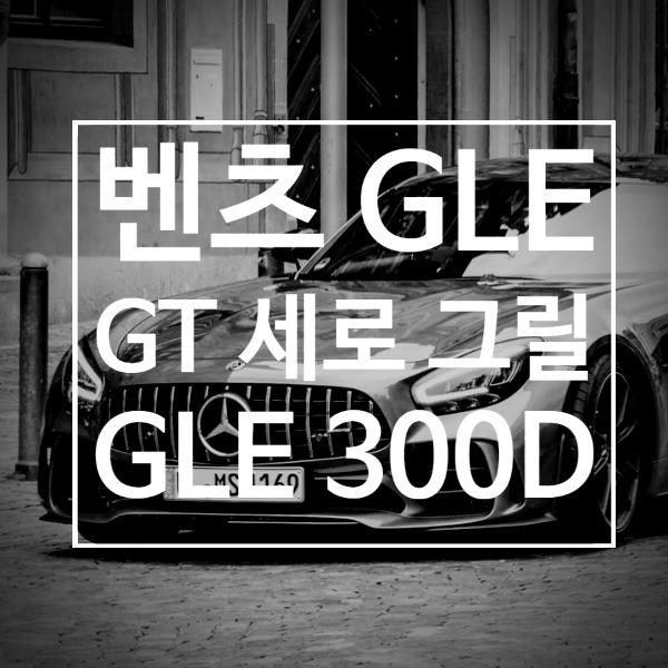 [체크아웃] 벤츠 GLE300d 전용 GT 세로그릴