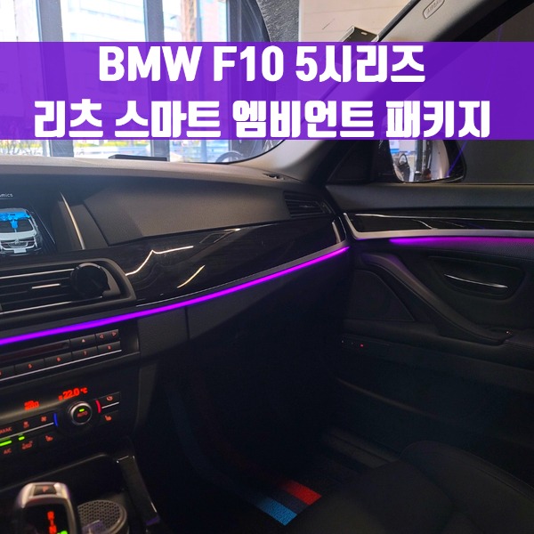 [체크아웃] BMW F10 5시리즈 전용 리츠 스마트 엠비언트 패키지